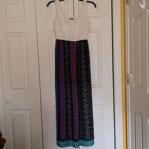 Colorful Petite Maxi Dress